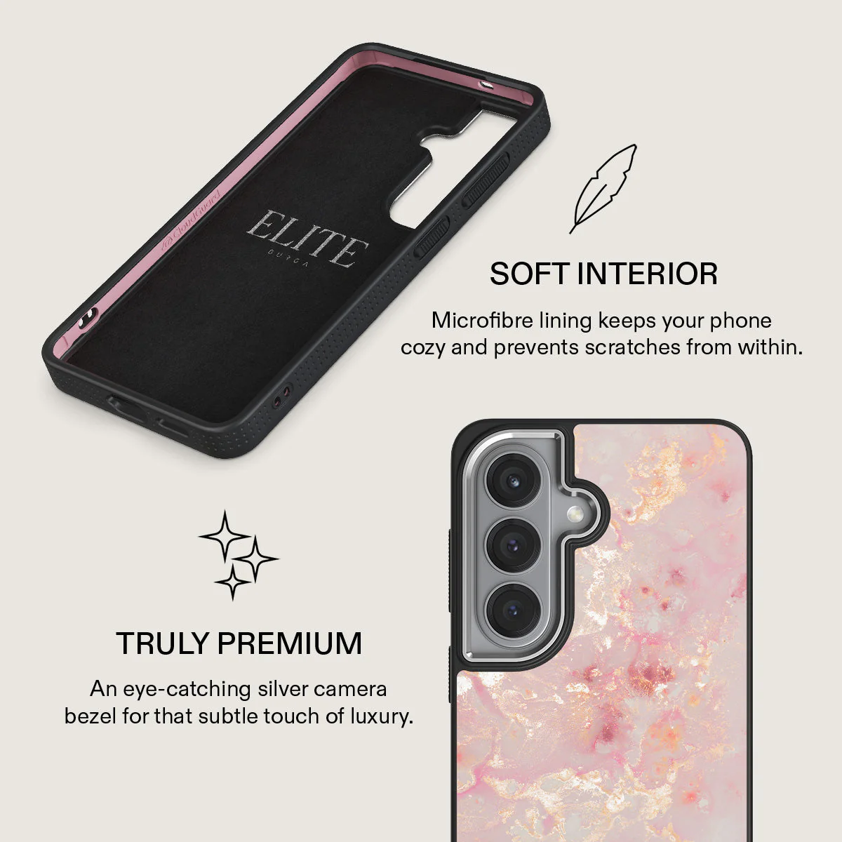 Golden Coral - Pink Samsung Galaxy S26 Plus Case - Image 24