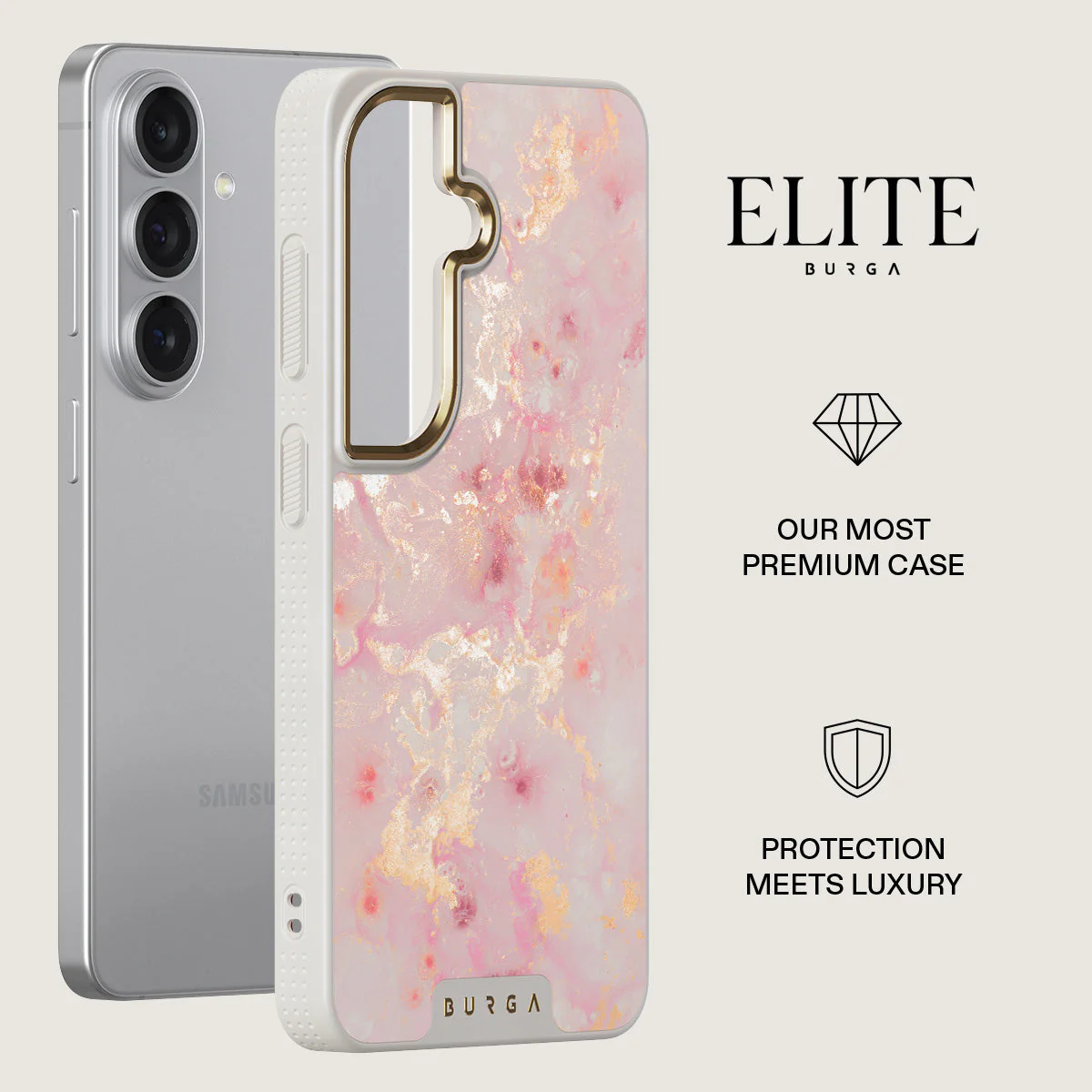 Golden Coral - Pink Samsung Galaxy S26 Plus Case - Image 27