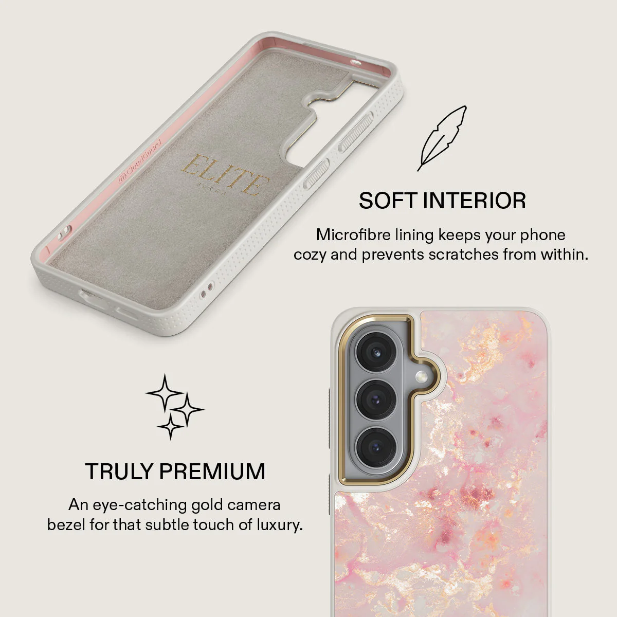 Golden Coral - Pink Samsung Galaxy S26 Plus Case - Image 31