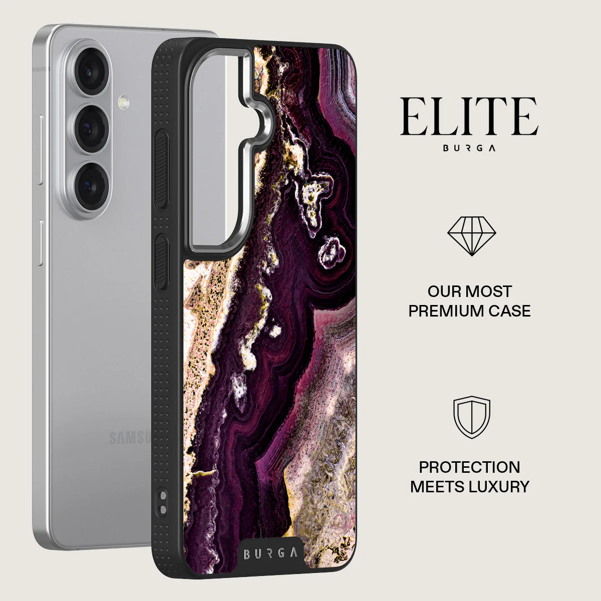 Purple Skies - Marble Samsung Galaxy S26 Case - Image 20