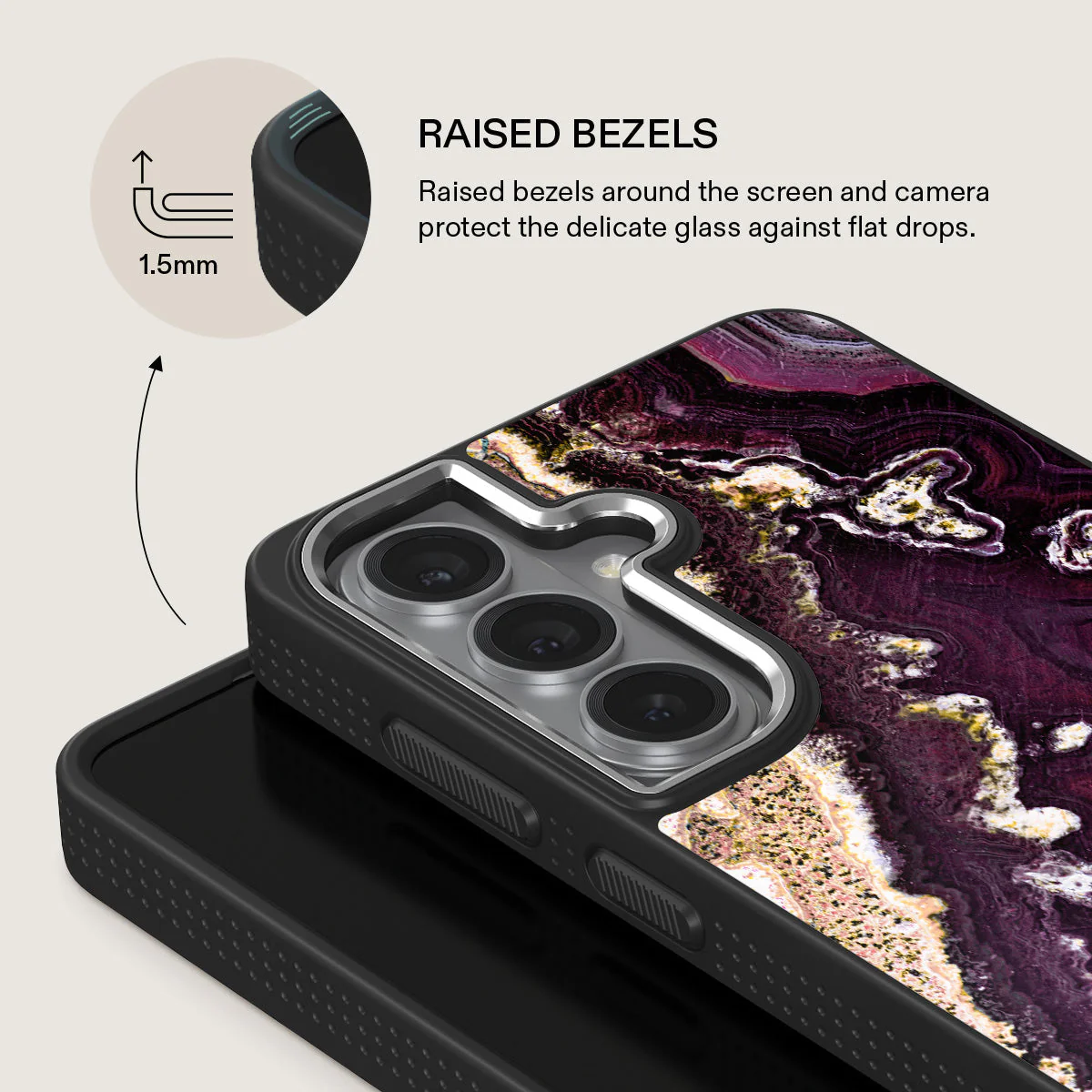 Purple Skies - Marble Samsung Galaxy S26 Case - Image 22