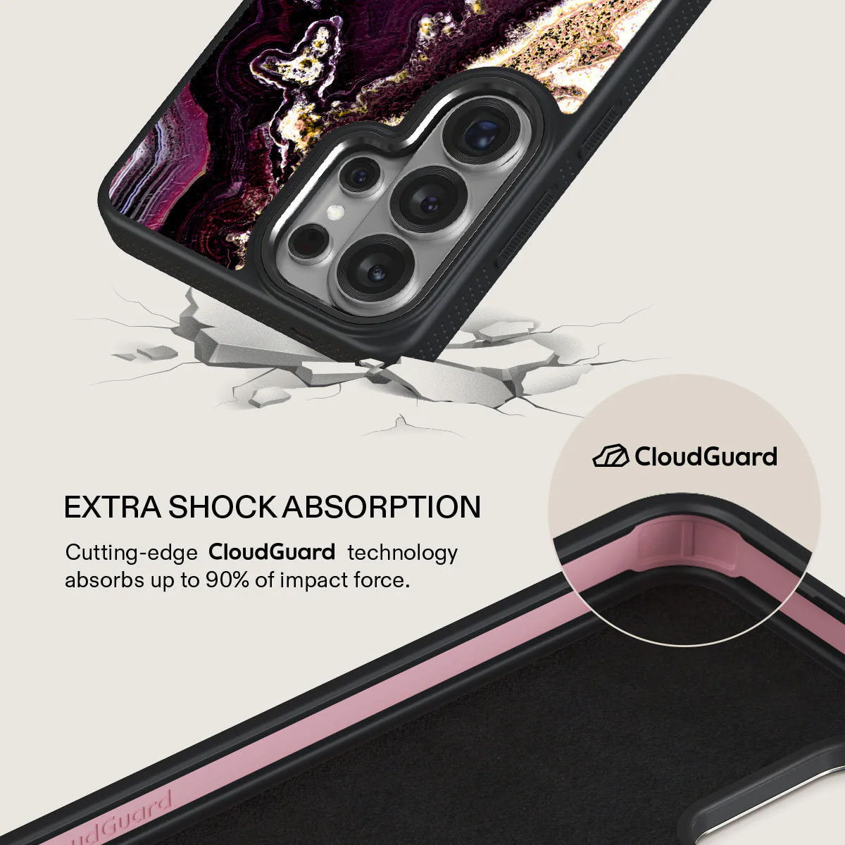 Purple Skies - Marble Samsung Galaxy S26 Ultra Case - Image 14