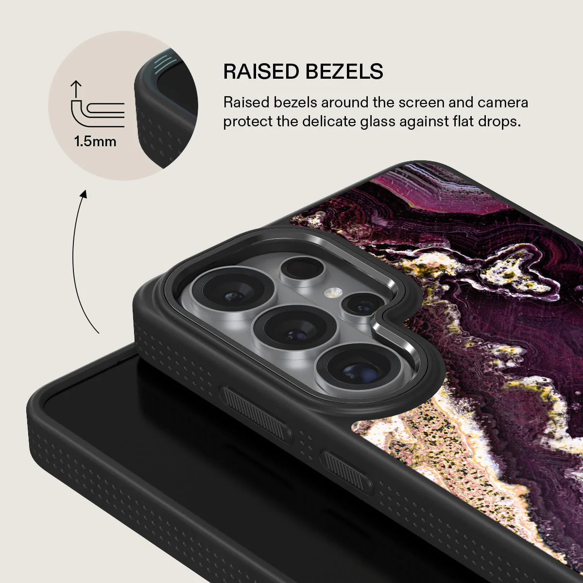 Purple Skies - Marble Samsung Galaxy S26 Ultra Case - Image 15