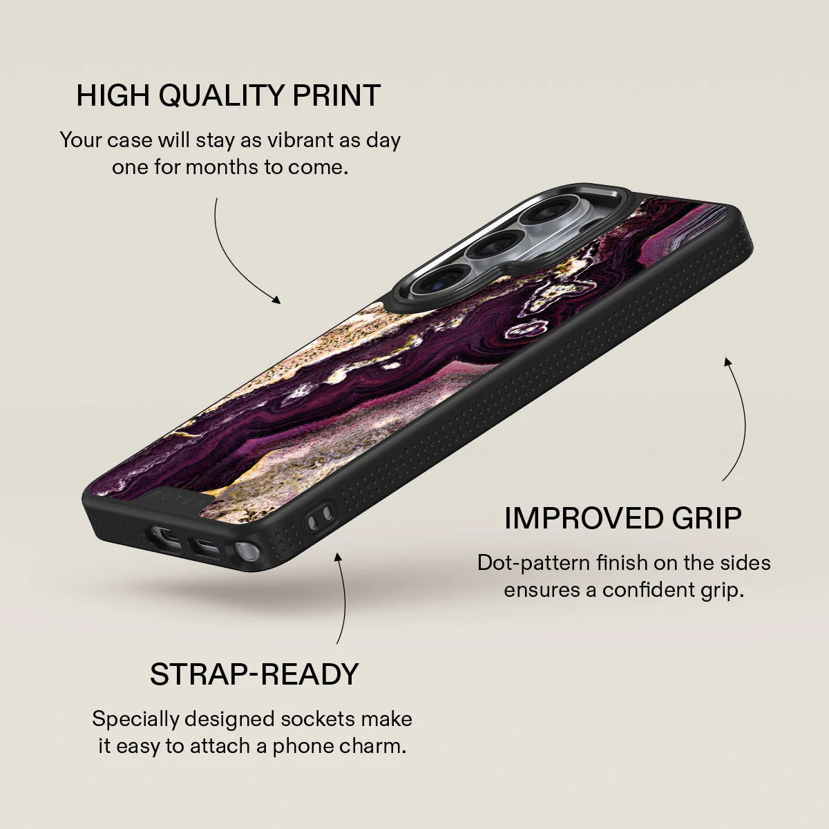 Purple Skies - Marble Samsung Galaxy S26 Ultra Case - Image 16