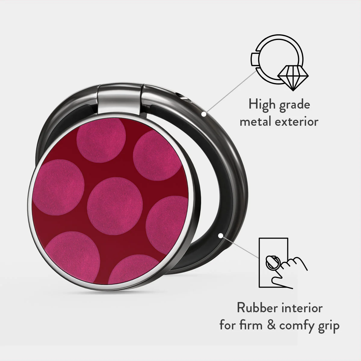 Reset Button - Adhesive Ring Holder - Image 2