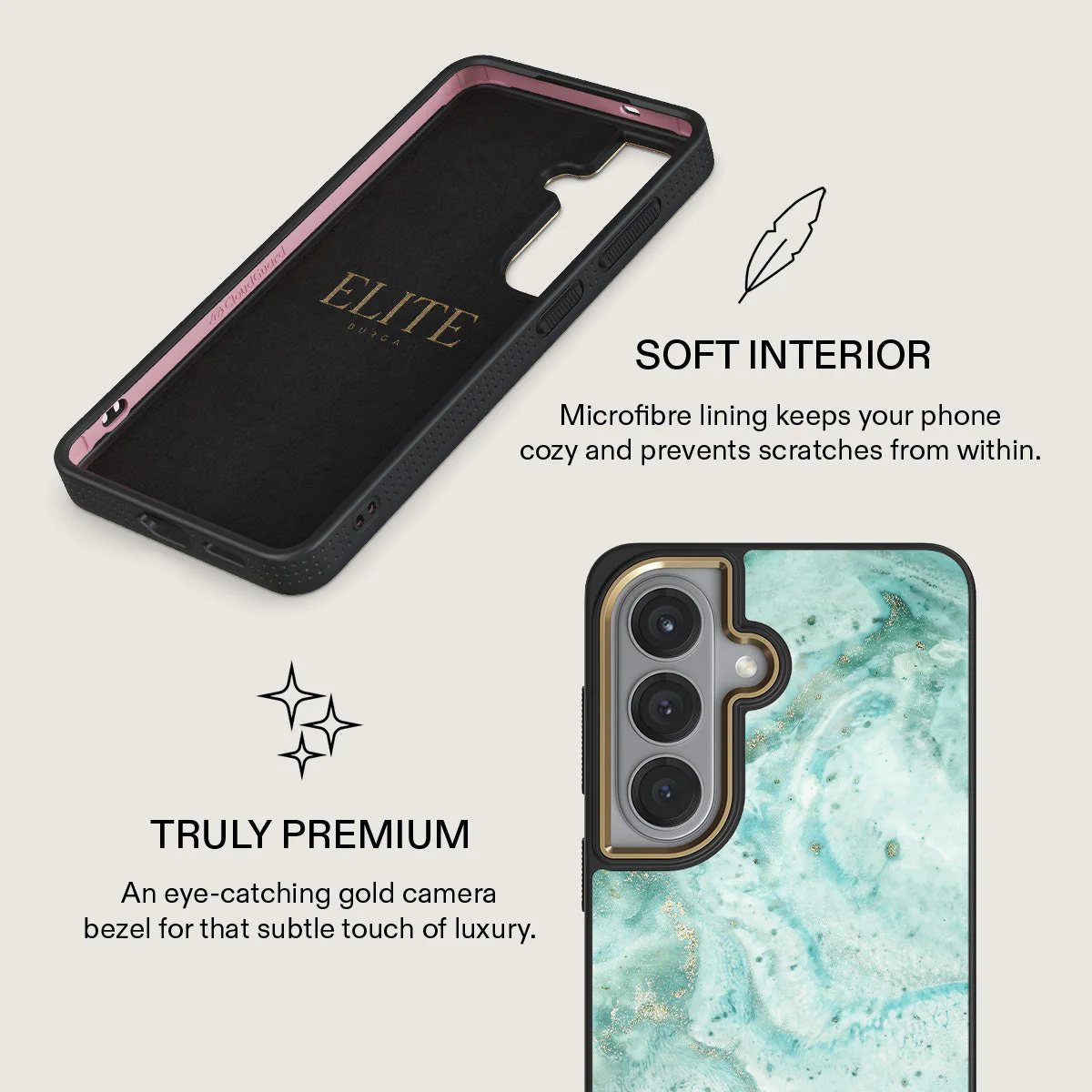 Uluwatu Waves - Teal Samsung Galaxy S26 Case - Image 10