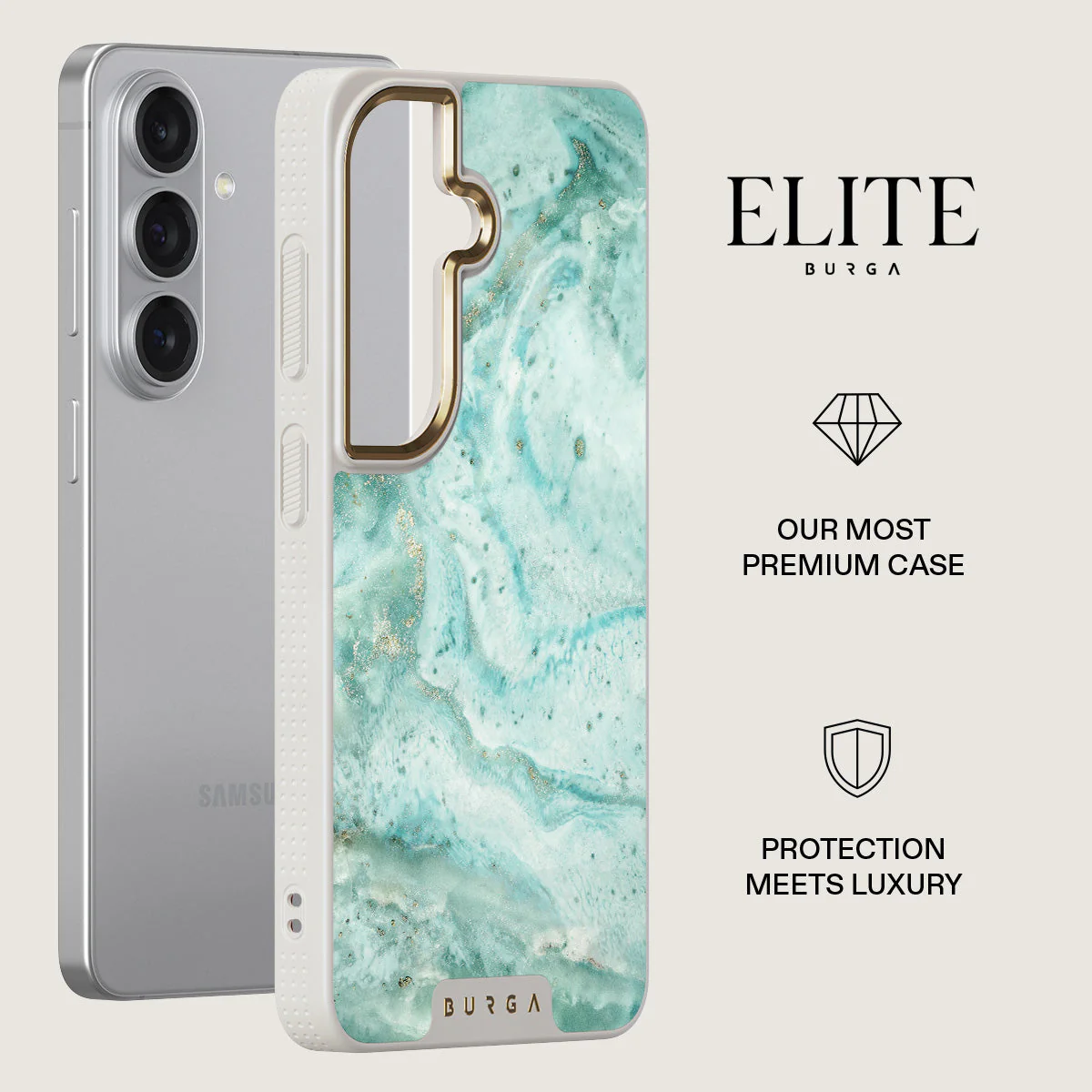 Uluwatu Waves - Teal Samsung Galaxy S26 Case - Image 27