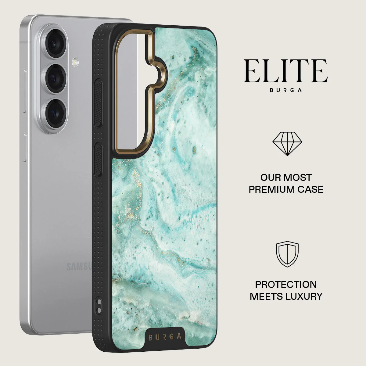 Uluwatu Waves - Teal Samsung Galaxy S26 Case - Image 6