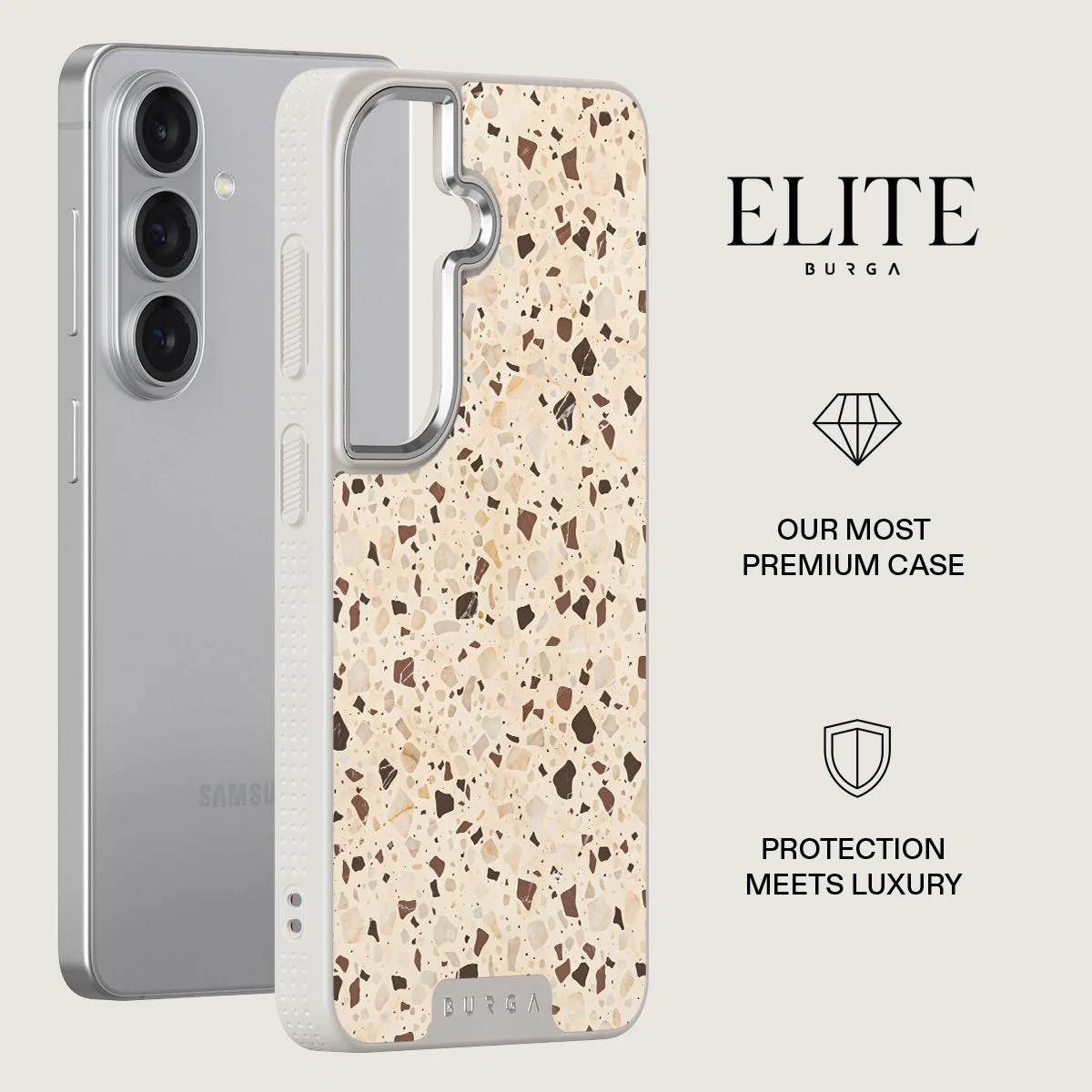 Distant Noise - Terazzo Samsung Galaxy S26 Case - Image 34