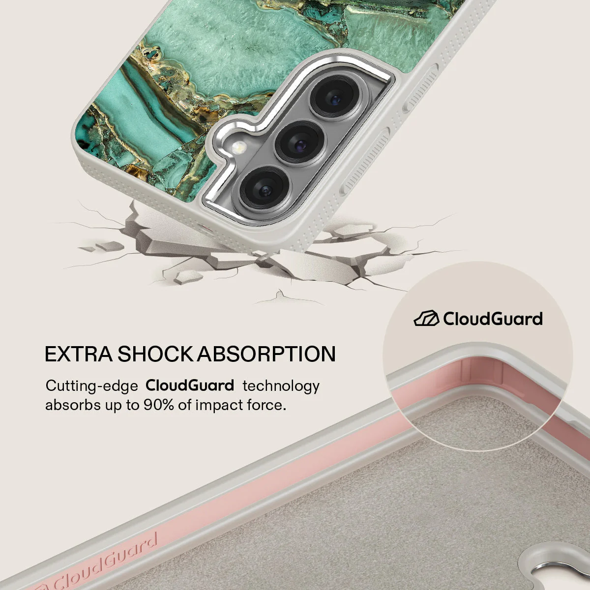 Ubud Jungle - Turquoise Samsung Galaxy S26 Case - Image 35