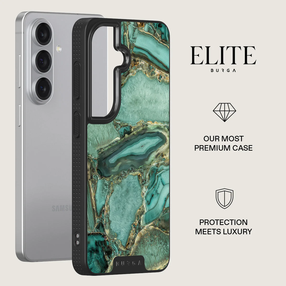 Ubud Jungle - Turquoise Samsung Galaxy S26 Plus Case - Image 13