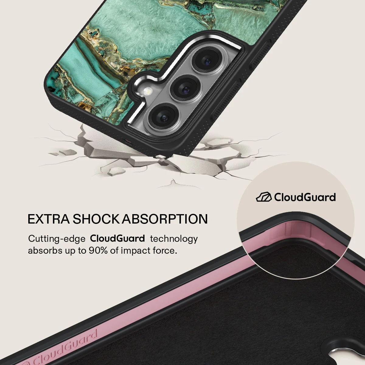 Ubud Jungle - Turquoise Samsung Galaxy S26 Plus Case - Image 14