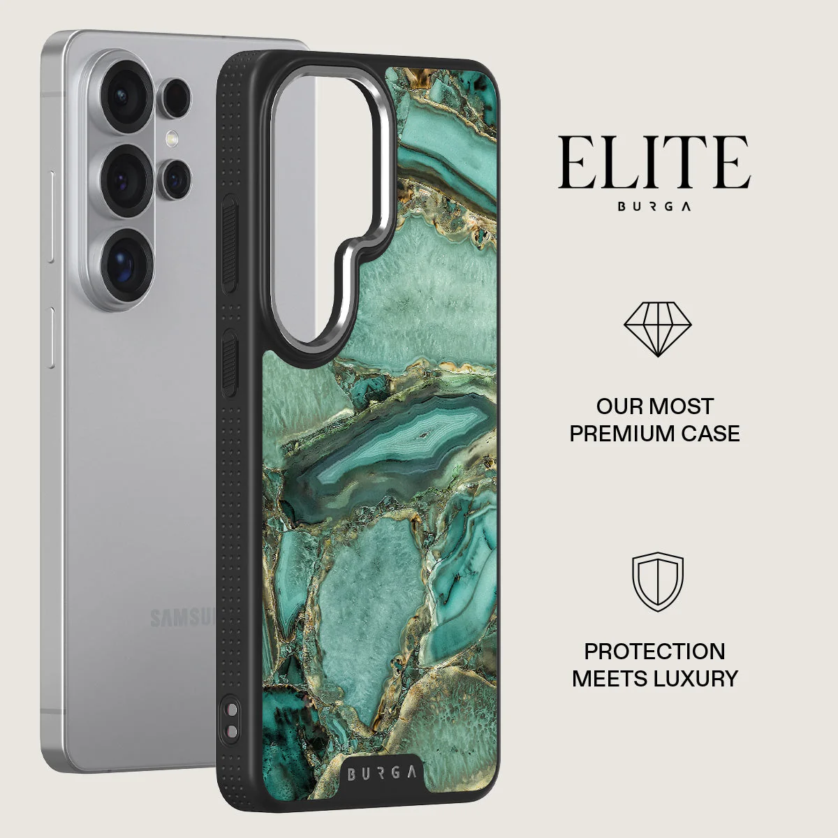 Ubud Jungle - Turquoise Samsung Galaxy S26 Ultra Case - Image 20