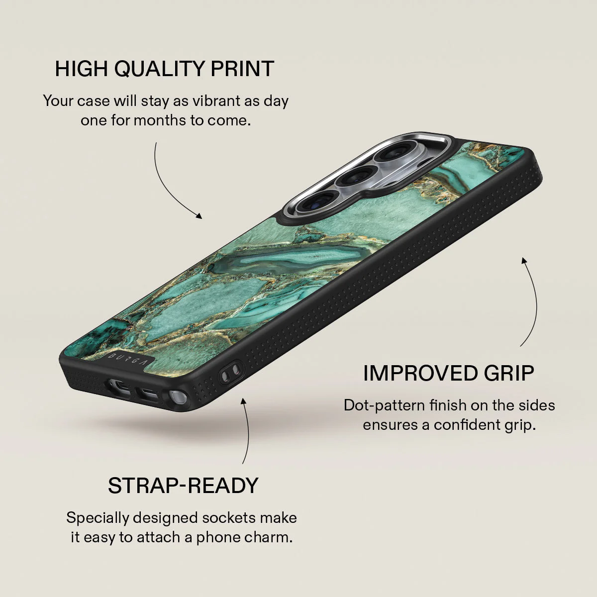 Ubud Jungle - Turquoise Samsung Galaxy S26 Ultra Case - Image 23