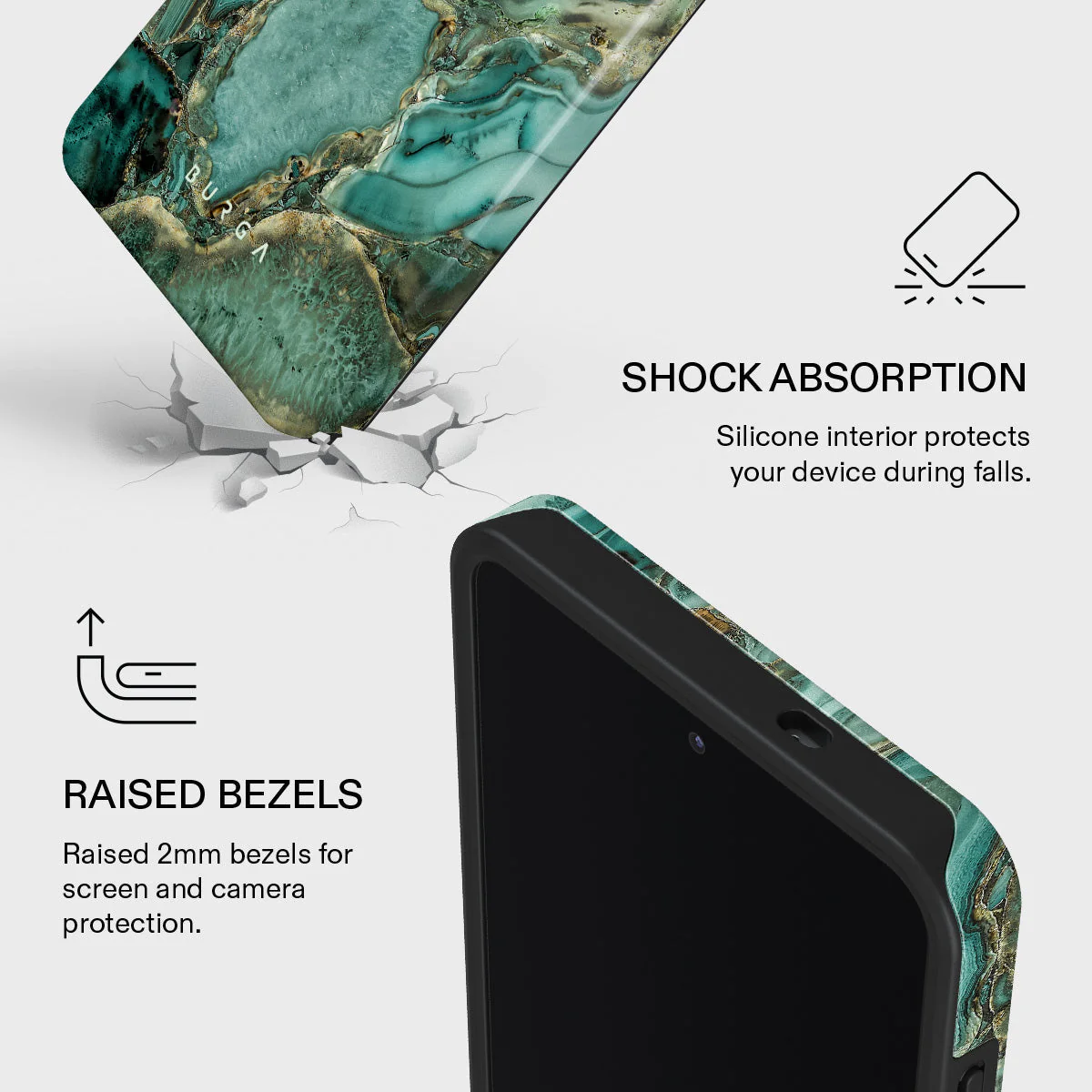 Ubud Jungle - Turquoise Samsung Galaxy S26 Ultra Case - Image 4