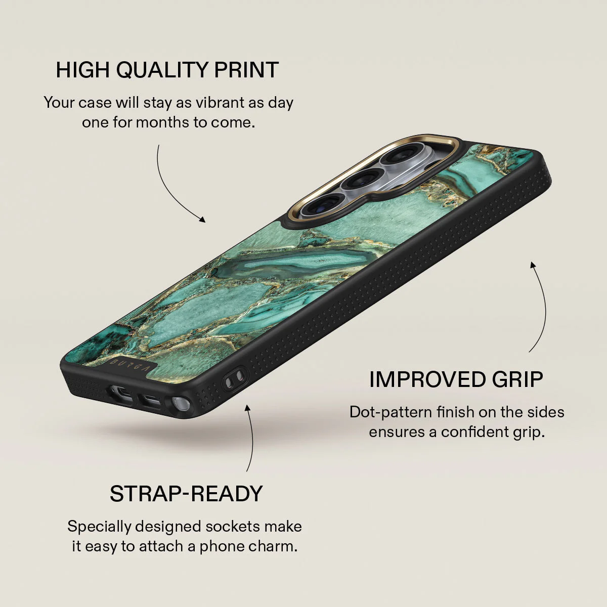 Ubud Jungle - Turquoise Samsung Galaxy S26 Ultra Case - Image 9