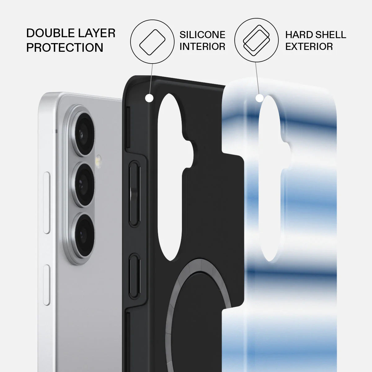 White Noise - Samsung Galaxy S26 Case - Image 2