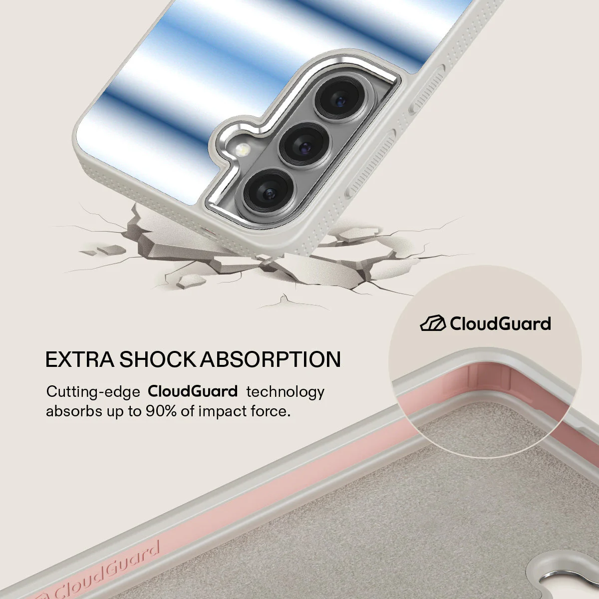 White Noise - Samsung Galaxy S26 Case - Image 35