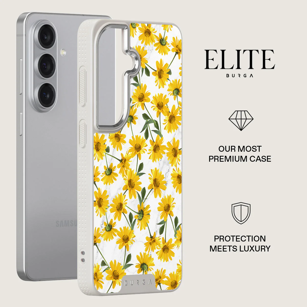 Summer Scent - Yellow Flower Samsung Galaxy S26 Case - Image 34