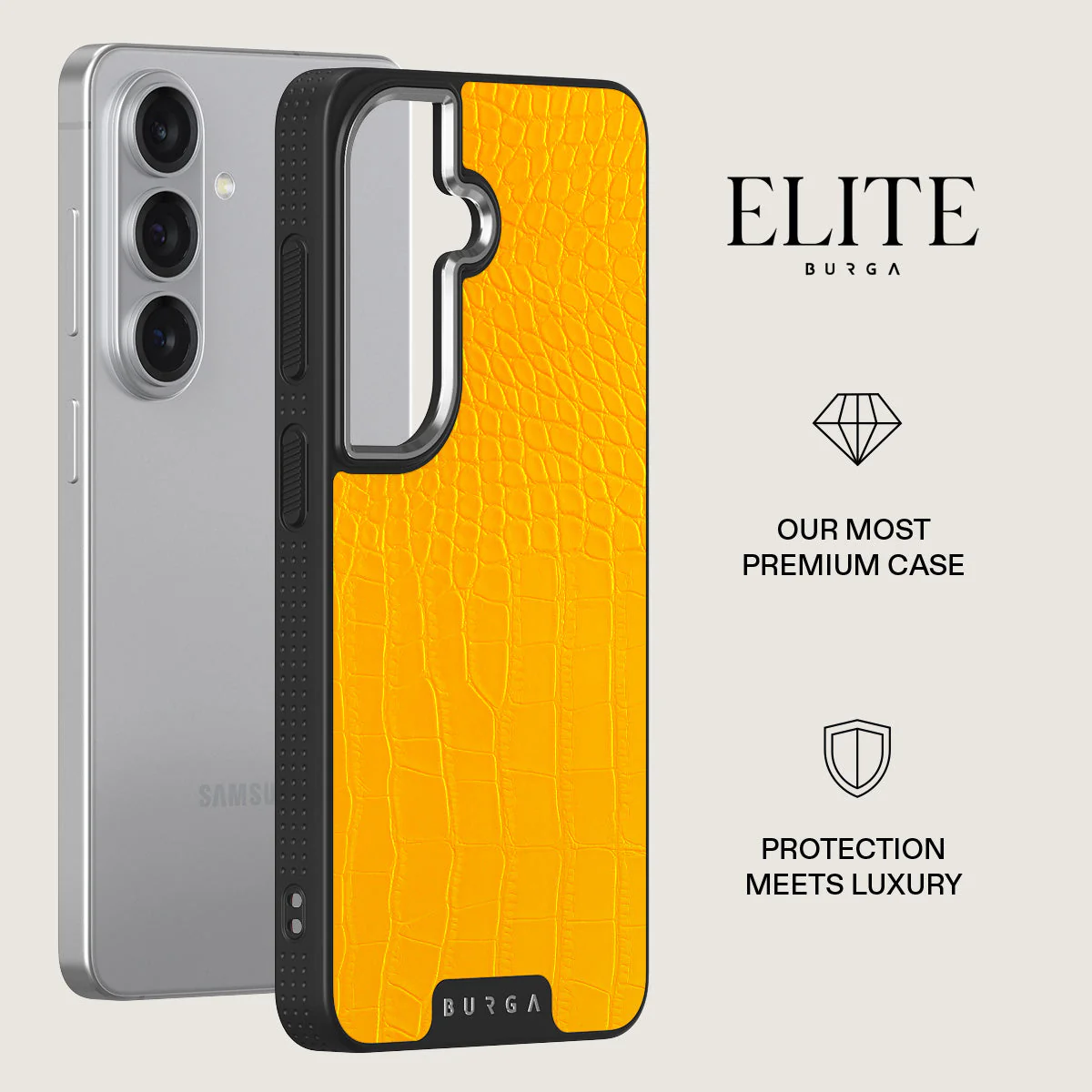 Canary Yellow - Snake Skin Samsung Galaxy S26 Plus Case - Image 20