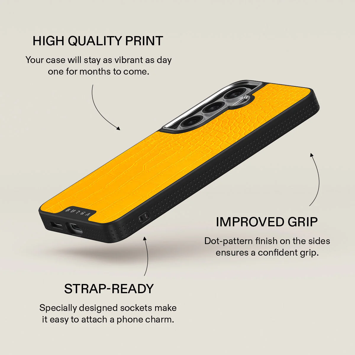 Canary Yellow - Snake Skin Samsung Galaxy S26 Plus Case - Image 23
