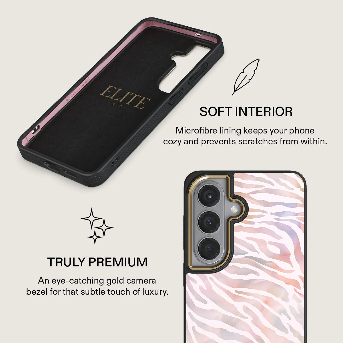 Sultry July - Zebra Samsung Galaxy S26 Case - Image 10